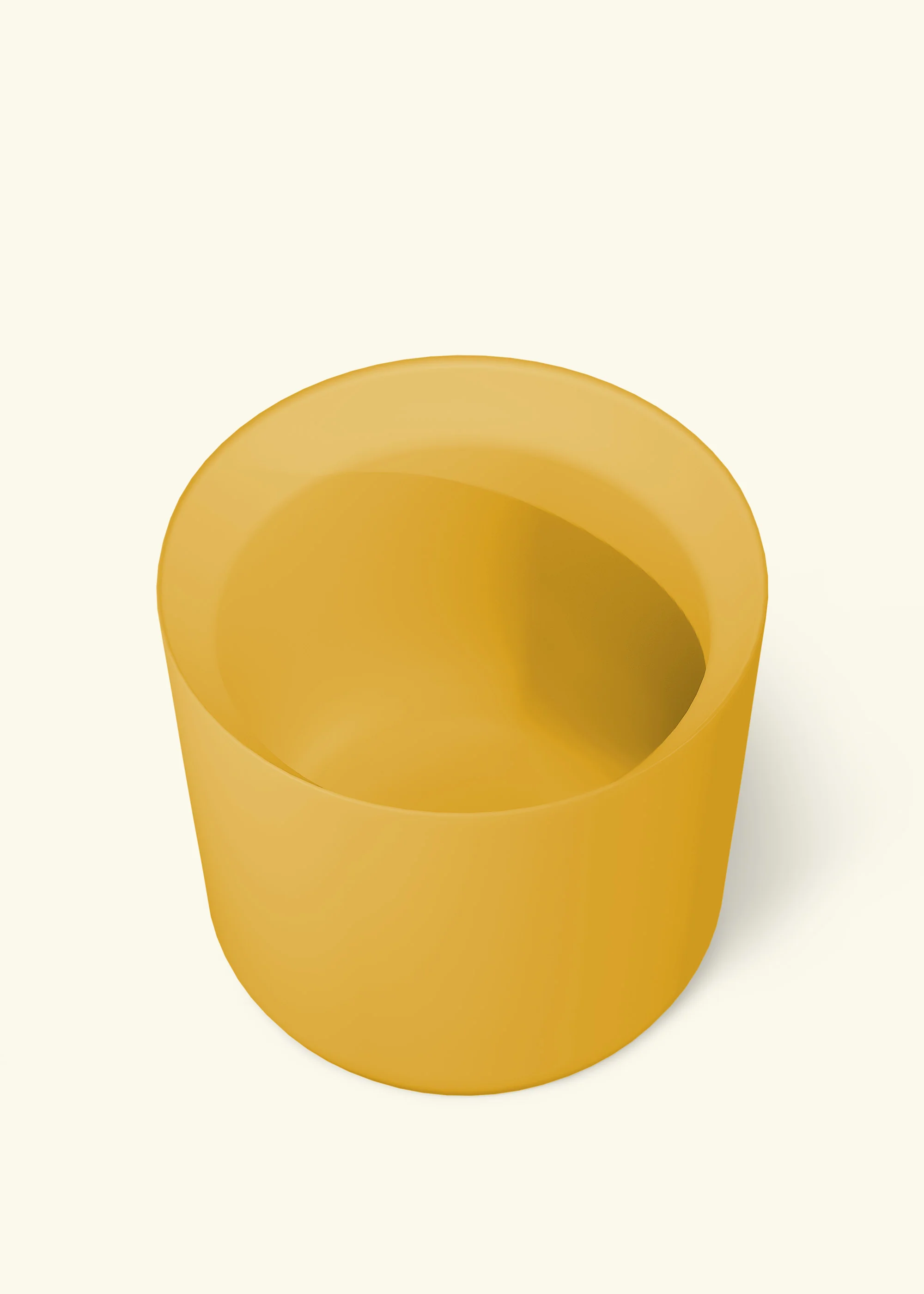 Ceramic Cylinder Planter, Mustard - Image 4