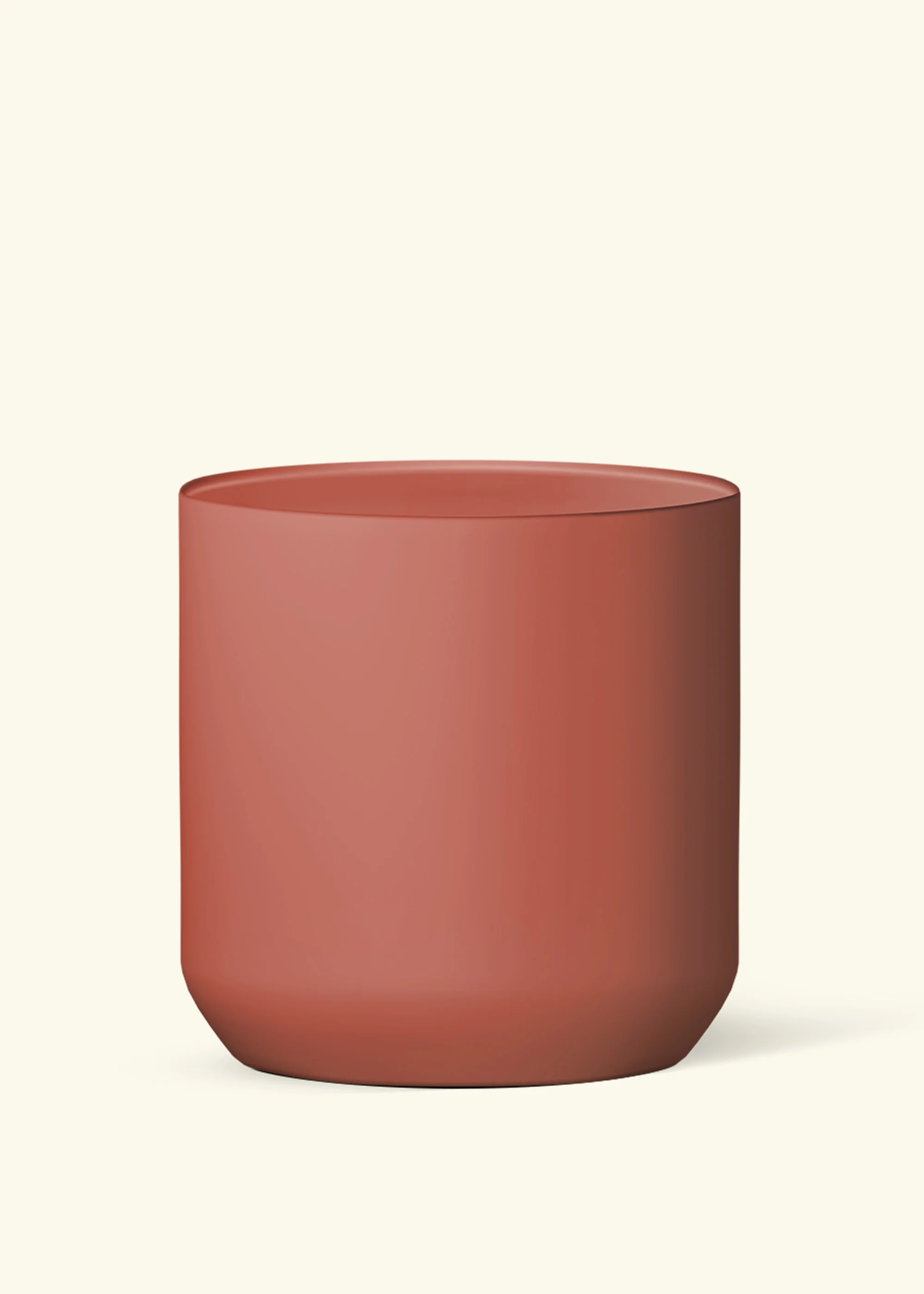 Ceramic Cylinder Planter, Burgundy - Image 3