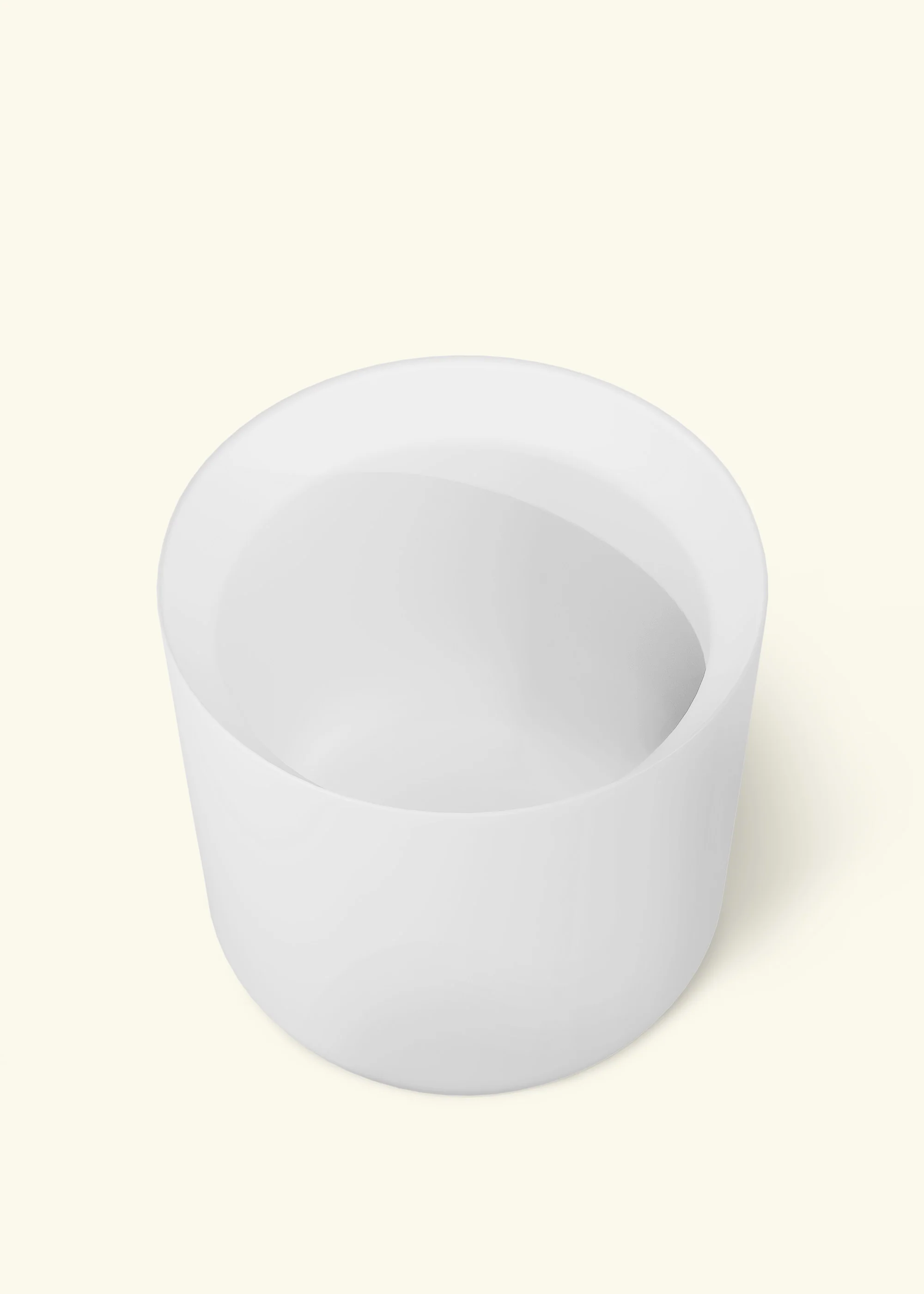 Ceramic Cylinder Planter, White - Image 4